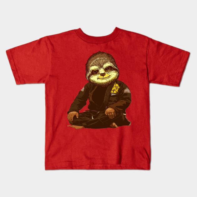 Sloth is my spirit animal Kids T-Shirt by huwagpobjj